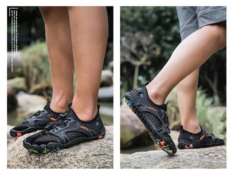 MAIJION Professional Aqua Shoes Men Non-slip Water Shoes In Trekking Upstream Shoes Quick-Dry Beach Light Water Sports Sneakers