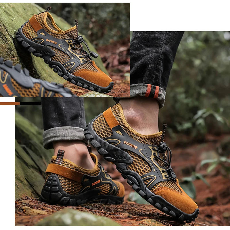MAIJION Professional Aqua Shoes Men Non-slip Water Shoes In Trekking Upstream Shoes Quick-Dry Beach Light Water Sports Sneakers