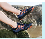 EOCENE Men Women Barefoot Outdoor Sports Aqua Shoes Quick-drying Beach Swimming Fitness Wading Hiking Cycling Water Sneakers
