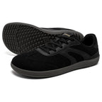 HOBIBEAR Barefoot Wide Toe Sneakers Unisex Zero Drop Minimalist Canvas Shoes Non Slip Lace Up Walking Sneaker
