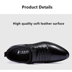 Cheap White Men's Dress Shoes Pointed-Toe Slip-On Leather Shoes Man Big Size 38-48 Casual Business Shoes Men zapatos para hombre