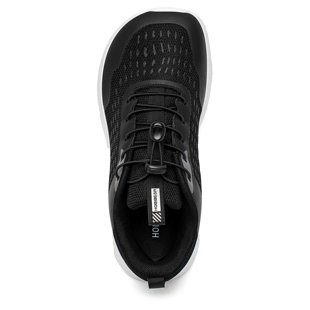 HOBIBEAR Wide Toe Running Shoes for Men Women Elastic Band Non Slip Sneakers Comfortable Walking Shoes