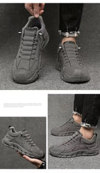Men's Lightweight Sport Work oes Spring Construction Site Waterproof Non-Slip Wear-Resistant Slip-On Office Work Se oes
