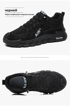 Men's Lightweight Sport Work oes Spring Construction Site Waterproof Non-Slip Wear-Resistant Slip-On Office Work Se oes