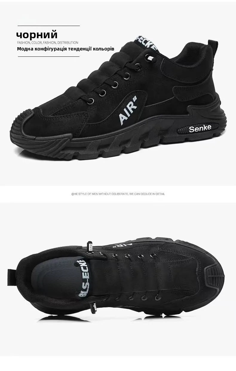 Men's Lightweight Sport Work oes Spring Construction Site Waterproof Non-Slip Wear-Resistant Slip-On Office Work Se oes