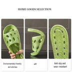 Slippers Men Bathroom Water Leaky Slippers Summer Women Home Couples Non-slip Indoor Home Waterproof Sandals Super Light
