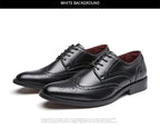 High Quality Height Increase Oxford Dress Shoes Men Genuine Cow Leather Suit Shoes Lift Brogues Wedding Formal Elevator Shoes