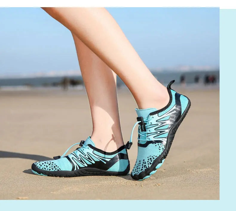 EOCENE Men Women Barefoot Outdoor Sports Aqua Shoes Quick-drying Beach Swimming Fitness Wading Hiking Cycling Water Sneakers