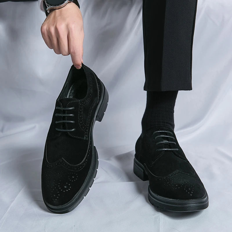 Shoes Men Casual Leather Business Shoes Formal Fashion Dress Tenis De Hombre Moccasins Mokasin Tenis Caballero Designer