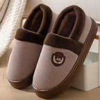 2023 New Winter Fleece-lined Cotton Slippers For Men Women Home Use Non-slip Thick Bottom Indoor Outdoor Wear Couples Warm
