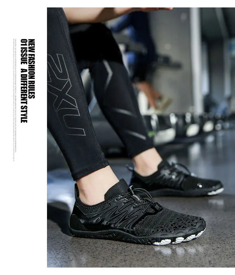 EOCENE Men Women Barefoot Outdoor Sports Aqua Shoes Quick-drying Beach Swimming Fitness Wading Hiking Cycling Water Sneakers