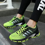 Men's Explosive Street Eye Catching Design Board Shoes with Unique Color Matching Breathable Comfortable Anti Slip Walking Shoes
