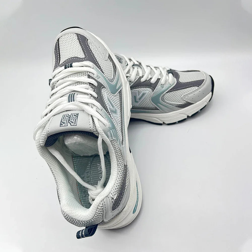 Couple Runnining Shoes for Men Women Flat Mesh Breathable Comfortable Lace-up Tenis Shoes 2025 New Original Trendy Sneakers