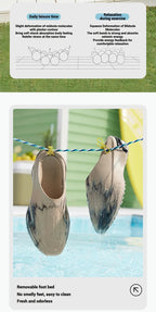 361 Degrees Joker Cyber Men Slippers Outdoors Breathable Soft Anti-slip Antiskid Beach Sandals Flexible Male Shoes 672521104