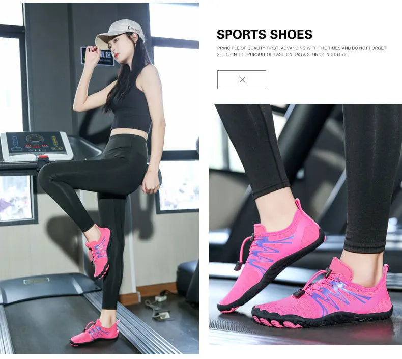 EOCENE Men Women Barefoot Outdoor Sports Aqua Shoes Quick-drying Beach Swimming Fitness Wading Hiking Cycling Water Sneakers