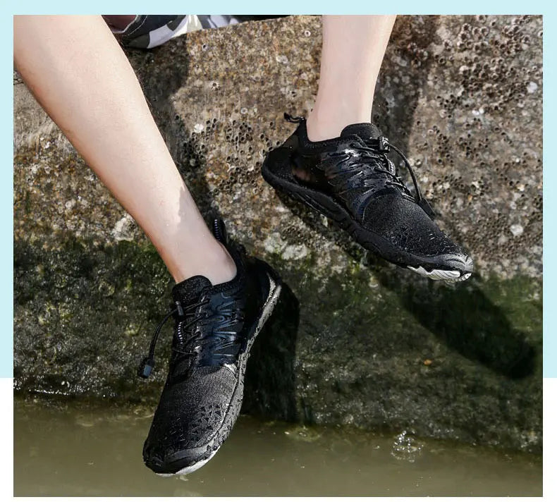 EOCENE Men Women Barefoot Outdoor Sports Aqua Shoes Quick-drying Beach Swimming Fitness Wading Hiking Cycling Water Sneakers