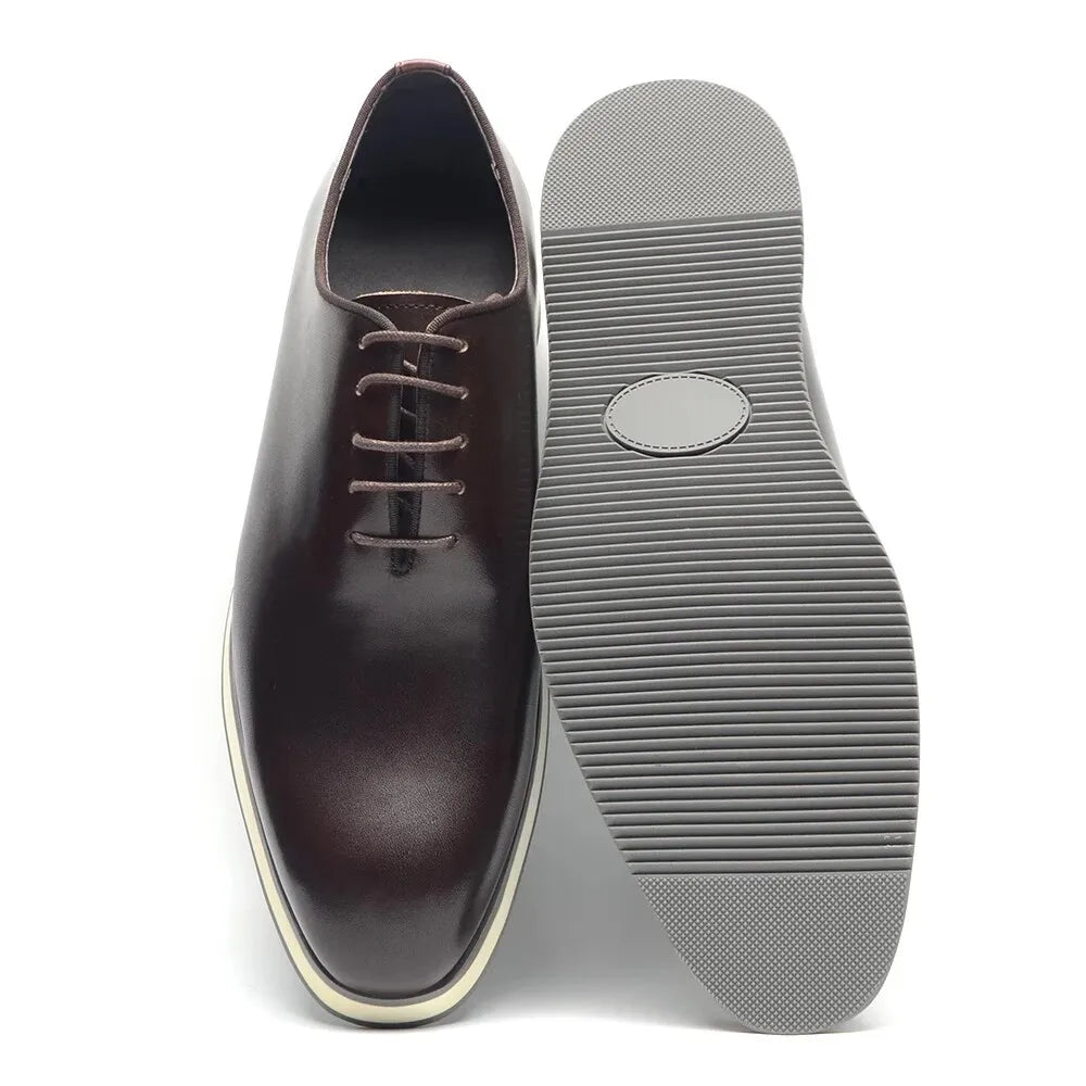 European Luxury Men Sneakers Genuine Cow Leather Monk Strap Basic Double Buckles Wingtip Brogue Casual Office Party Mens Shoes