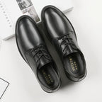 Youth Formal oes Men's Bla Suit oes Soft Bot Busin Interview Casual Wedding oes Leather round Toe Low Heel