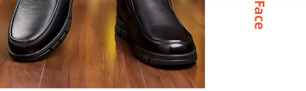Genuine Leather Men's Shoes Slip-On Driving Shoes Casual Breathable Soft Bottom Anti-Slip Spring Autumn Seasonal Business Formal