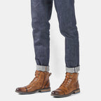Size 7-13 Ankle Boots For Men Men's Leather boots Brand Boot for men #AL605