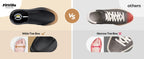 Fitville Men'S Shoes Wide Width Leather Slip-On Casual Shoes Lightweight For Swollen Feet With Arch Support Pain Relief