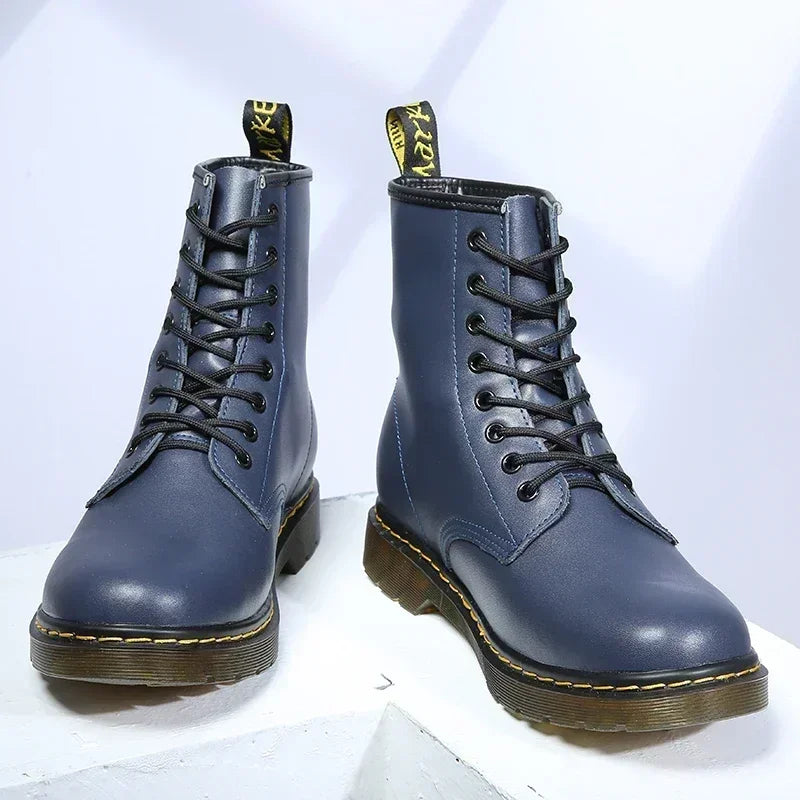 Designer Leather Men Boots Outdoor Mens Ankle Boots Winter Casual Shoes Lightweight Male Warm Work Boots Classic Handmade Boots