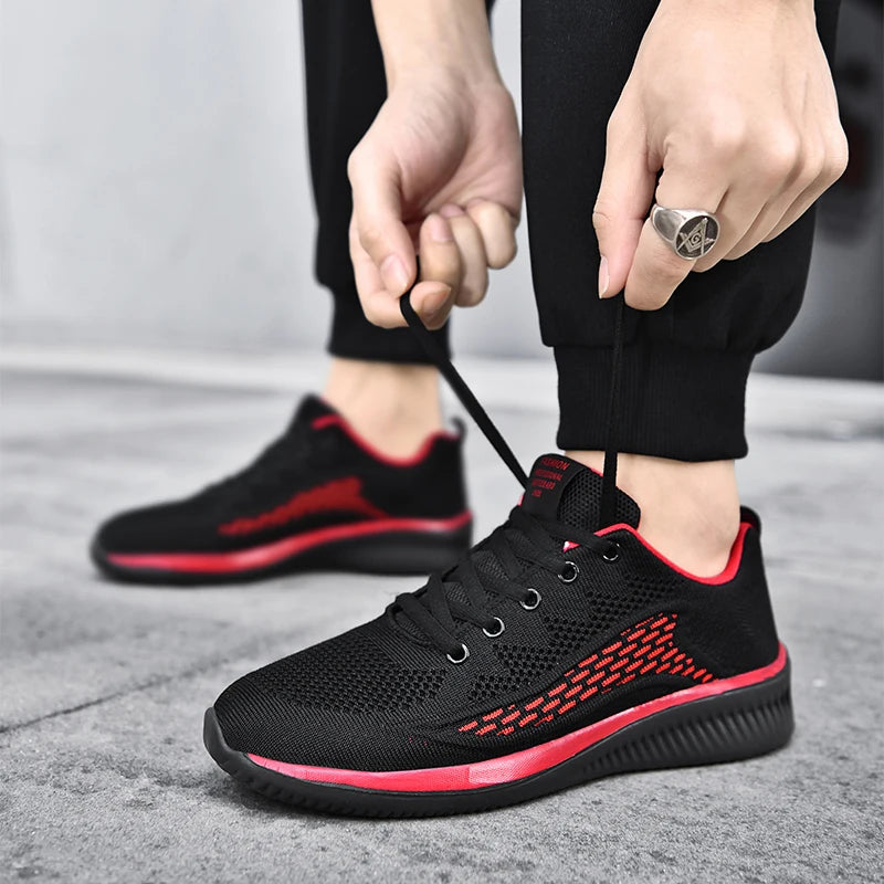 Men Running Sneakers Summer 2023 Men Sport Shoes Lightweight Classical Mesh Breathable Casual Shoes Male Fashion Tenis Masculino