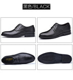 Men Formal Leather Shoes Black Pointed Toe Men Loafers Party Office Business Casual Shoes for Men Oxford Shoes Mens Dress Shoe
