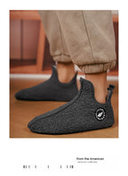 Winter Slippers Men Couples Slippers Non-slip Warm Women and Men Slipper Indoor Soft Shoes Comfortable Flat Home Cotton Shoe