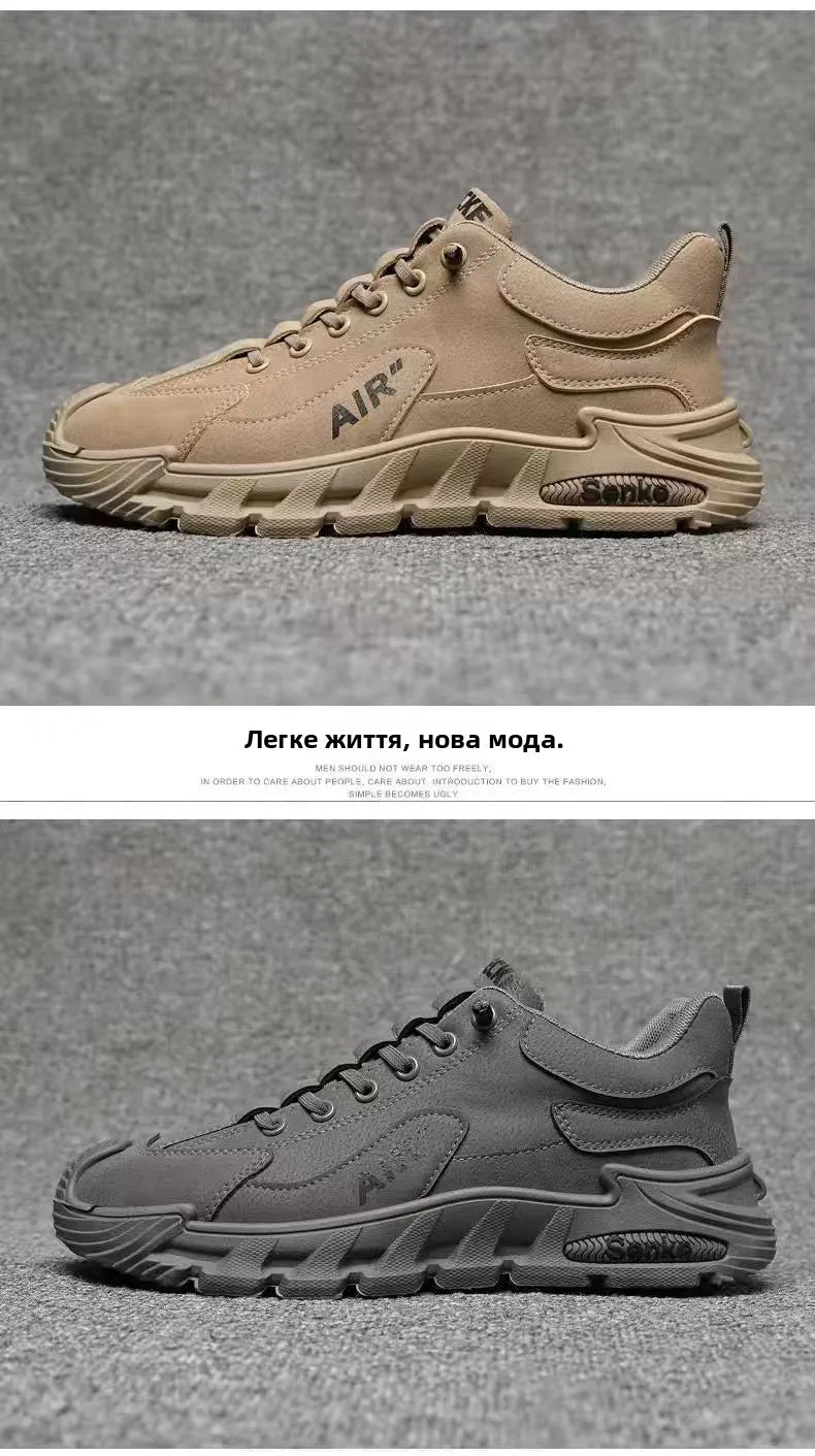 Men's Lightweight Sport Work oes Spring Construction Site Waterproof Non-Slip Wear-Resistant Slip-On Office Work Se oes