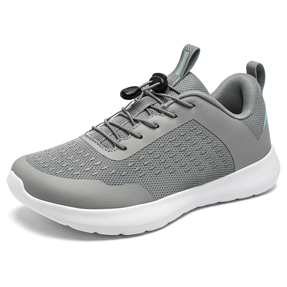 HOBIBEAR Wide Toe Running Shoes for Men Women Elastic Band Non Slip Sneakers Comfortable Walking Shoes