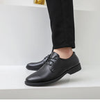 Youth Formal oes Men's Bla Suit oes Soft Bot Busin Interview Casual Wedding oes Leather round Toe Low Heel