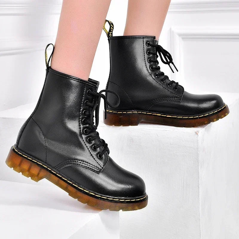 Designer Leather Men Boots Outdoor Mens Ankle Boots Winter Casual Shoes Lightweight Male Warm Work Boots Classic Handmade Boots
