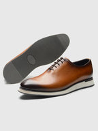 European Luxury Men Sneakers Genuine Cow Leather Monk Strap Basic Double Buckles Wingtip Brogue Casual Office Party Mens Shoes