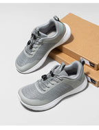 HOBIBEAR Wide Toe Running Shoes for Men Women Elastic Band Non Slip Sneakers Comfortable Walking Shoes