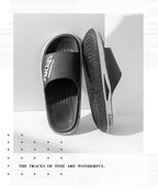 2025 new men's slippers summer PVC men's soft slippers outdoor sports thick anti slip cool slippers beach bathroom home sandals
