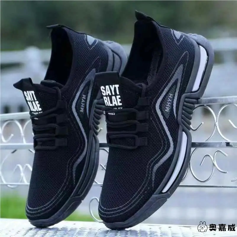 Men's Running oes 2024 New Summer Casual Breathable Ultra-light Anti-slip Sports oes White Me oes for Men