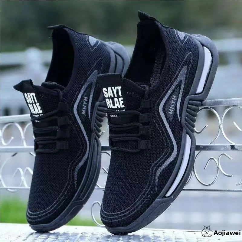 Men's Running oes 2024 New Summer Casual Breathable Ultra-light Anti-slip Sports oes White Me oes for Men