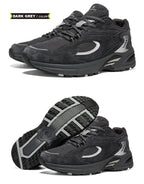 Bassploa Men Running Shoes New Casual Mesh Breathable Lace-Up Sport Shoes Male Fashion Lightweight Non-Slip Walking Shoes