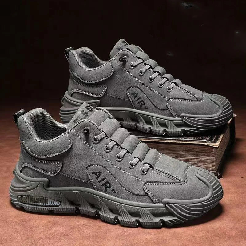 Men's Lightweight Sport Work oes Spring Construction Site Waterproof Non-Slip Wear-Resistant Slip-On Office Work Se oes