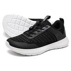 HOBIBEAR Wide Toe Running Shoes for Men Women Elastic Band Non Slip Sneakers Comfortable Walking Shoes