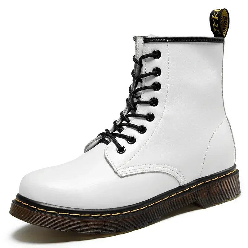 Designer Leather Men Boots Outdoor Mens Ankle Boots Winter Casual Shoes Lightweight Male Warm Work Boots Classic Handmade Boots