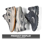 Bassploa Men Running Shoes New Casual Mesh Breathable Lace-Up Sport Shoes Male Fashion Lightweight Non-Slip Walking Shoes