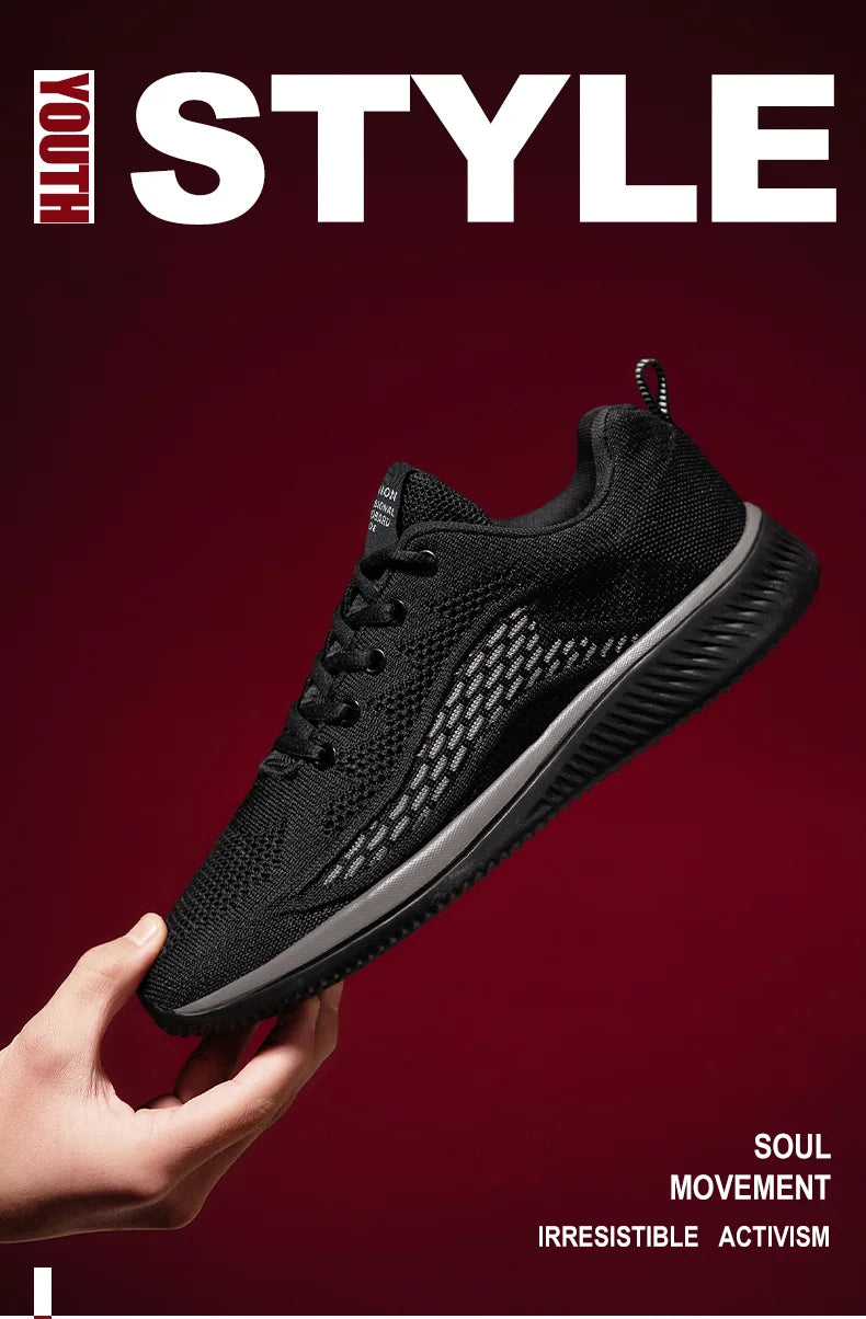 Men Running Sneakers Summer 2023 Men Sport Shoes Lightweight Classical Mesh Breathable Casual Shoes Male Fashion Tenis Masculino