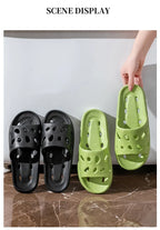 Slippers Men Bathroom Water Leaky Slippers Summer Women Home Couples Non-slip Indoor Home Waterproof Sandals Super Light
