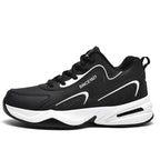 Men Sports Running Shoes Outdoor Walking Soft Casual Sneakers Fashion Designer Leather Sneaker Waterproof Men's Tennis Masculina