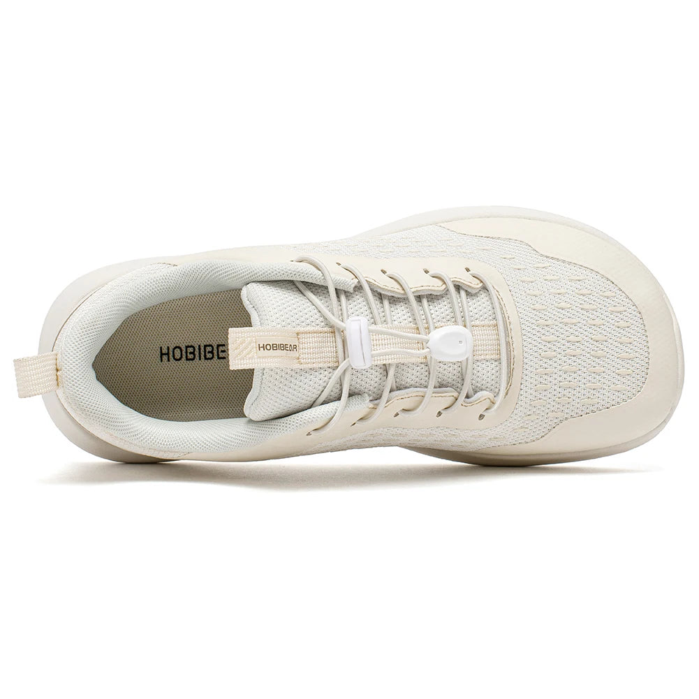 HOBIBEAR Wide Toe Running Shoes for Men Women Elastic Band Non Slip Sneakers Comfortable Walking Shoes
