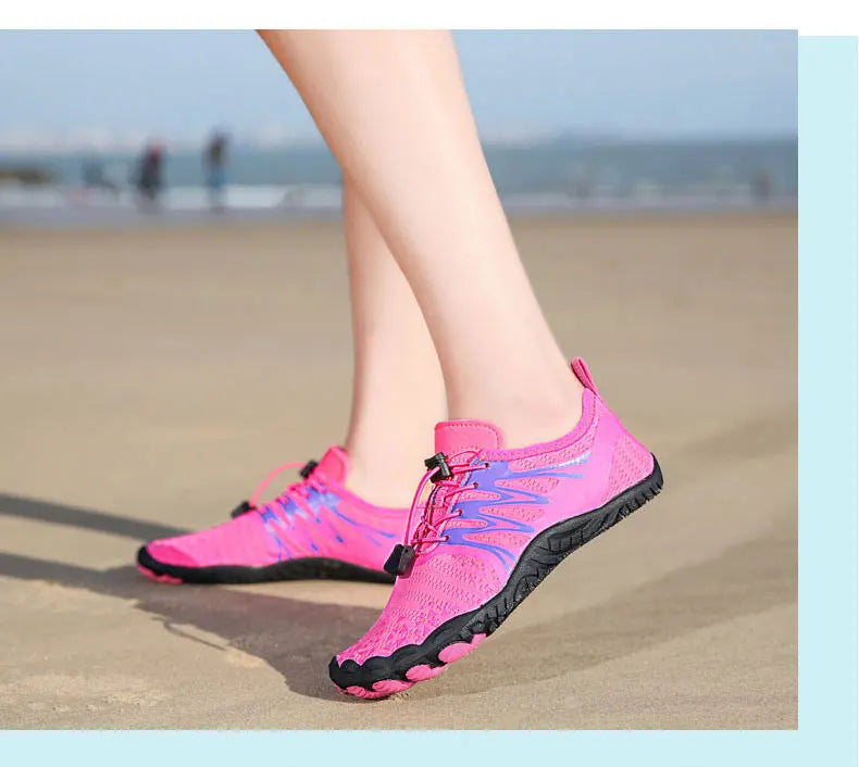 EOCENE Men Women Barefoot Outdoor Sports Aqua Shoes Quick-drying Beach Swimming Fitness Wading Hiking Cycling Water Sneakers
