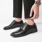 Youth Formal oes Men's Bla Suit oes Soft Bot Busin Interview Casual Wedding oes Leather round Toe Low Heel