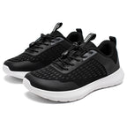 HOBIBEAR Wide Toe Running Shoes for Men Women Elastic Band Non Slip Sneakers Comfortable Walking Shoes